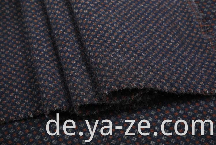 Grs Doppelgesicht Fleece Tweed gewebter Wollwollhersteller Stoff für Mantelanzug Blazer-Tuch